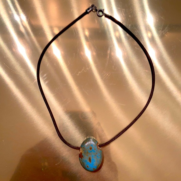 FREE with purchase.  Leather rope necklace - Picture 1 of 3